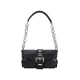 Vintage Small Shoulder Bag Retro Leather Ladies Underarm Chain Mini