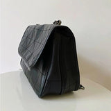 Quilted Chain Shopper Tote Shoulder Bag for Women