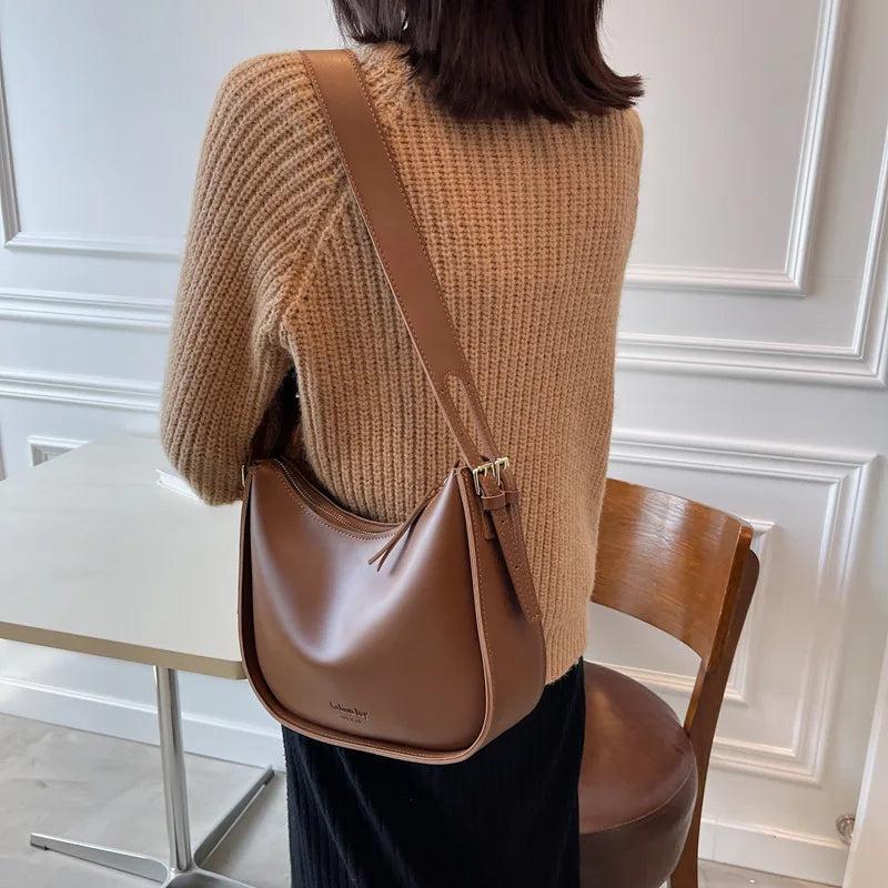 Retro Commuter Messenger Bag Wide Shoulder Strap