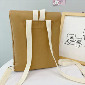 Canvas Shoulder Bag Large Capacity Backpack for Women