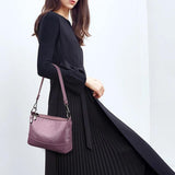 Crocodile Pattern Shoulder Bag Women Vintage Look Messenger Bag