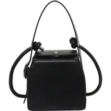 Retro Bucket Bag PU Leather Women's Tote Handbag