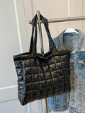 Women's Nylon Shoulder Bag Padded Tote Large Capacity Handbags