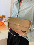 Women's Top Handle Shoulder Bags Pu Leather Solid