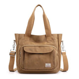 Women Canvas Crossbody Handbag Large Shoulder Tote Nylon Messenger Bag