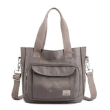 Women Canvas Crossbody Handbag Large Shoulder Tote Nylon Messenger Bag