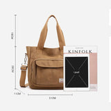 Women Canvas Crossbody Handbag Large Shoulder Tote Nylon Messenger Bag