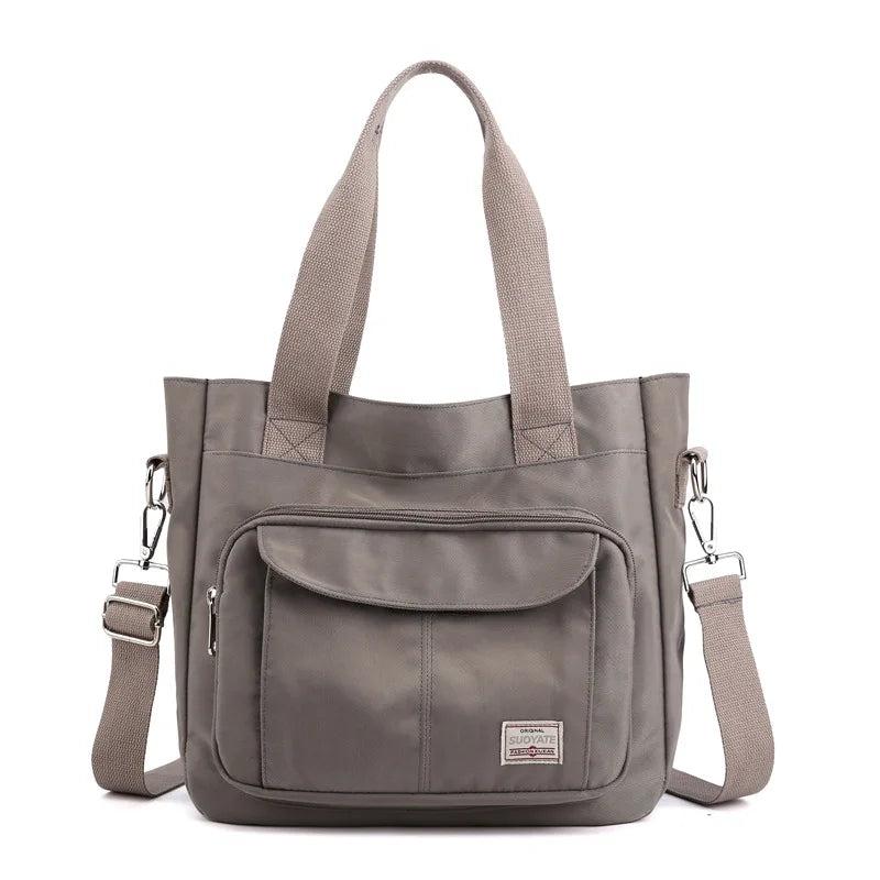 Women Canvas Crossbody Handbag Large Shoulder Tote Nylon Messenger Bag