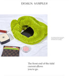 Plush Cosmetic Bag for Skin Care Products Storage