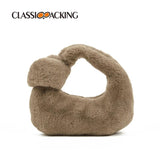 Plush Cosmetic Bag for Skin Care Products Storage