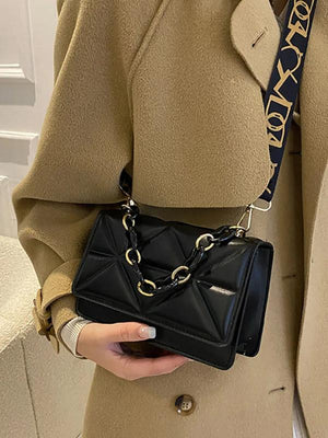 Crossbody Bag for Women Solid Shoulder Bag Tote Pu Leather Small Handbag