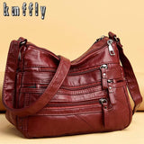Vintage Women's Shoulder Bag Crossbody Leather Messenger Famous Handbags