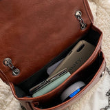 PU Leather Shoulder Phone Clutches Chain Crossbody Handbags