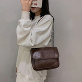 PU Leather Shoulder Phone Clutches Chain Crossbody Handbags