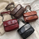 PU Leather Shoulder Phone Clutches Chain Crossbody Handbags