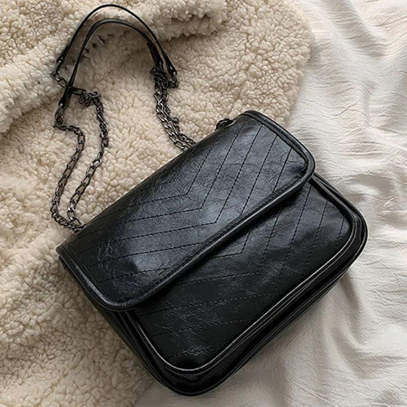 PU Leather Shoulder Phone Clutches Chain Crossbody Handbags