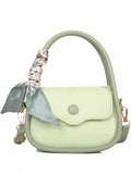 PU Leather Shoulder Bags for Women Top Handle Small Flap Crossbody Bag