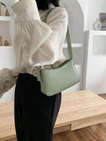 Women's Square Crossbody Shoulder Bag Pu Leather Top Handle Tote