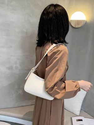 Women's Square Crossbody Shoulder Bag Pu Leather Top Handle Tote