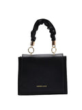 Women's Pu Leather Shoulder Crossbody Bag Square Handle Totes