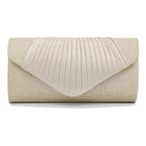 Glitter Flap Evening Bag Clutch Bridal Shoulder Prom Handbag