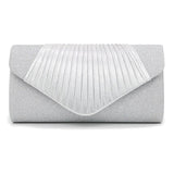 Glitter Flap Evening Bag Clutch Bridal Shoulder Prom Handbag
