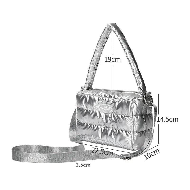 Soft Crossbody Bag Solid Space Cotton Women's Bag