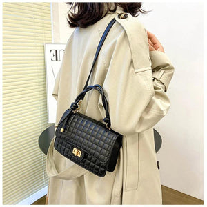 Top-handle Shoulder Bags PU Leather Crossbody Purse Lady Small Handbag