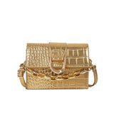 Crocodile Print Chain Handbag Shoulder Bag