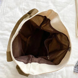 Carrot Canvas Shoulder Bag Tote Crossbody Handbag for Women