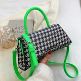 Neon Yellow Green Armpit Bag Wide Strap Handbag