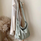 Retro Canvas Messenger Bag Large Capacity Female Handbag Tote