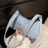 Oxford Underarm Crossbody Shoulder Bag Women Handbag Purses