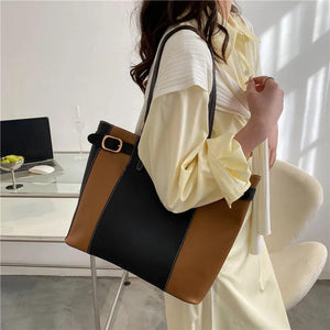 Large Capacity Retro Shoulder Bag & Tote Bag B251