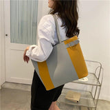 Large Capacity Retro Shoulder Bag & Tote Bag B251