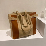 Large Capacity Retro Shoulder Bag & Tote Bag B251