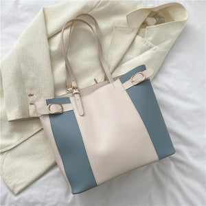 Large Capacity Retro Shoulder Bag & Tote Bag B251