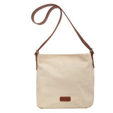 Large Capacity Canvas Shoulder Bag Women Crossbody Bucket Handbag