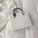 Vintage Large Capacity Tote Bag Soft Shoulder Bag
