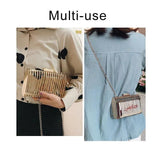 TTOU Women's Evening Bag Shoulder Metal Hollow Clutch Cage