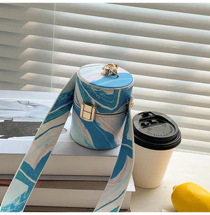 Retro Mini Bucket Bag Crossbody for Women Purse