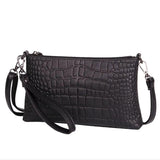 Crocodile Leather Shoulder Bag for Women