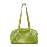 Green Women Shoulder Bags Pillow Handbags PU Leather Female Purse