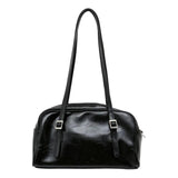 Green Women Shoulder Bags Pillow Handbags PU Leather Female Purse