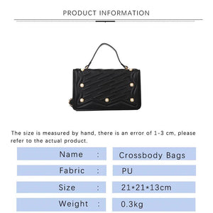 Solid Ladies Satchel Casual Shoulder Bags High-Quality Hand Bags