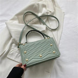 Solid Ladies Satchel Casual Shoulder Bags High-Quality Hand Bags
