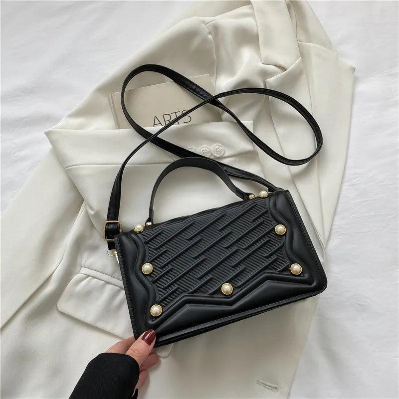 Solid Ladies Satchel Casual Shoulder Bags High-Quality Hand Bags