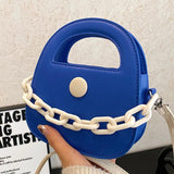 Women PU Leather Chain Handbag Small Wrist Bag Shoulder Bags