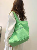 Casual Canvas Tote Bag for Women Large Capacity Shopper