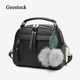 Geestock Women Handbags PU Leather Shoulder Bags Ladies Crossbody Bag Totes